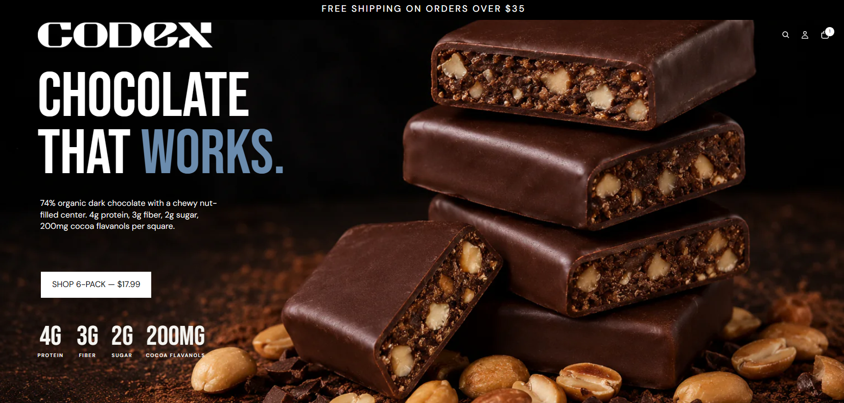 Codex Chocolate | Functional Dark Chocolate